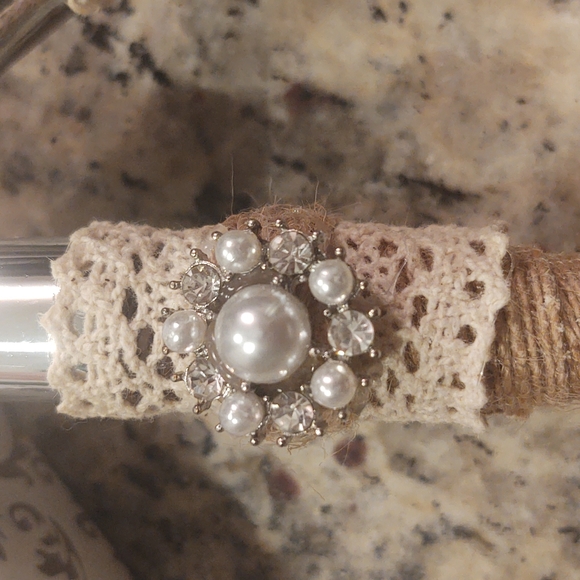 Rustic Cake Knife & Serving Set - Picture 5 of 6